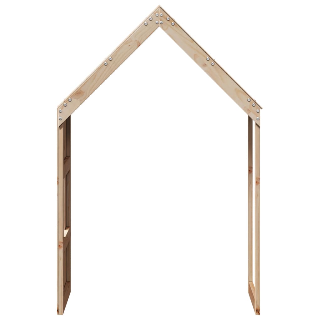 vidaXL Acoperiș Pat Copii 55x99x139,5 cm Lemn Mass Pin vidaXL Acoperiș Pat Copii 55x99x139,5 cm Lemn Mass Pin