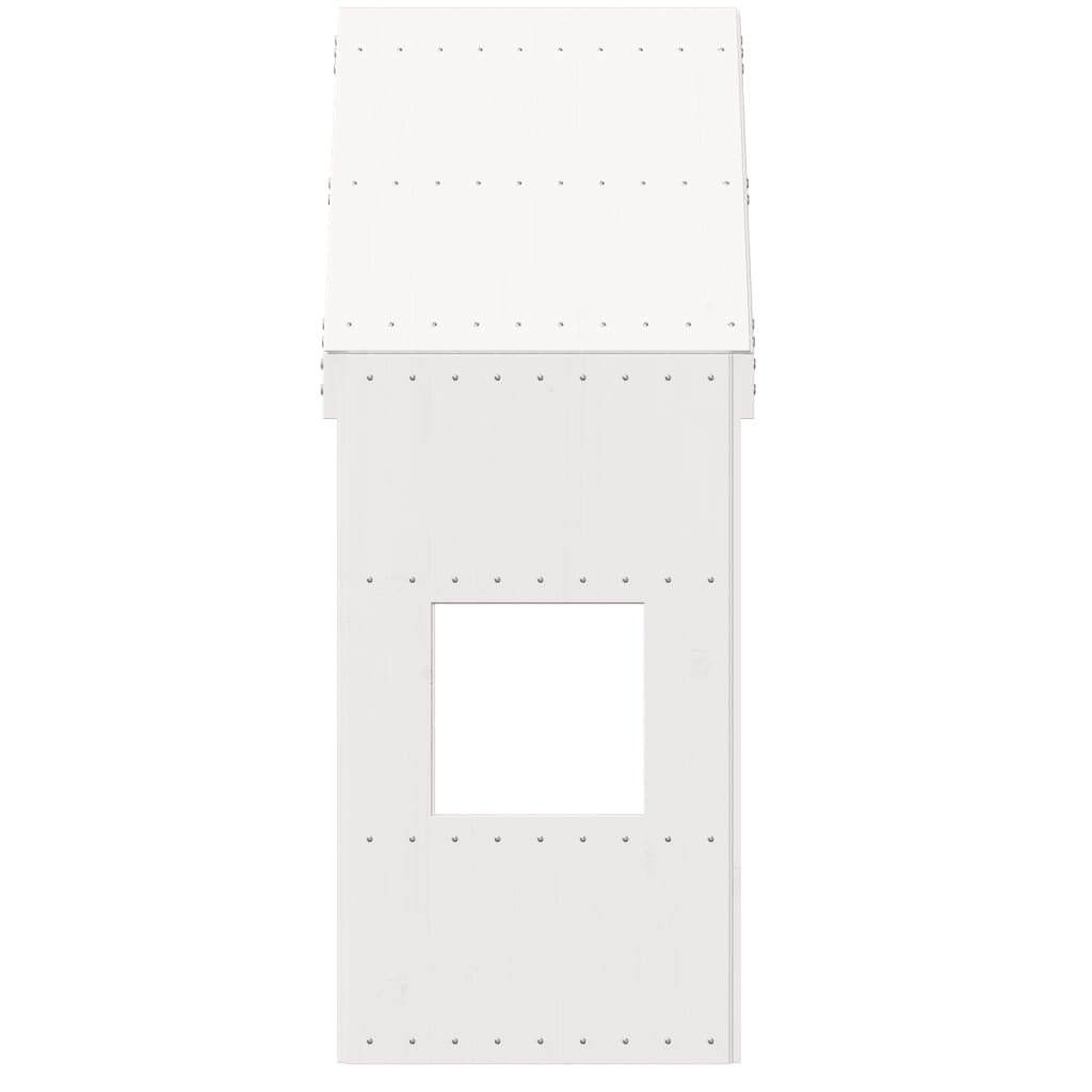 vidaXL Acoperiș pat de copii, alb, 55x84x132 cm, lemn masiv de pin vidaXL Acoperiș pat de copii, alb, 55x84x132 cm, lemn masiv de pin