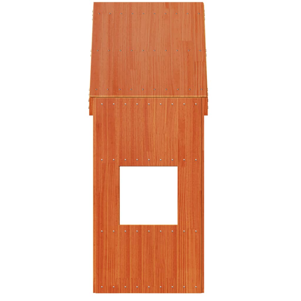 vidaXL Acoperiș Pat Copii, maro, 55x84x132 cm Lemn Mass Pin vidaXL Acoperiș Pat Copii, maro, 55x84x132 cm Lemn Mass Pin