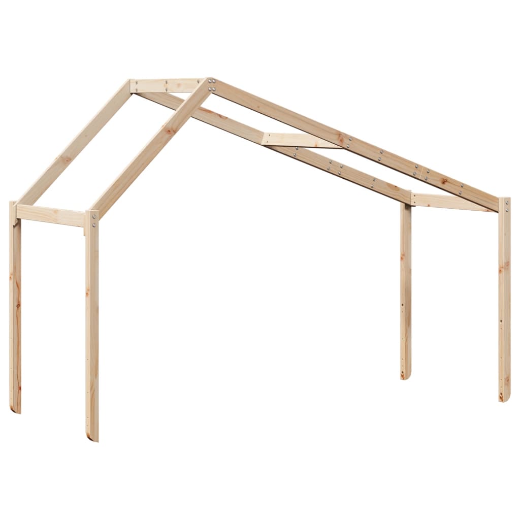 vidaXL Acoperiș Pat Copii 203x95,5x142 cm Lemn Mass Pin vidaXL Acoperiș Pat Copii 203x95,5x142 cm Lemn Mass Pin