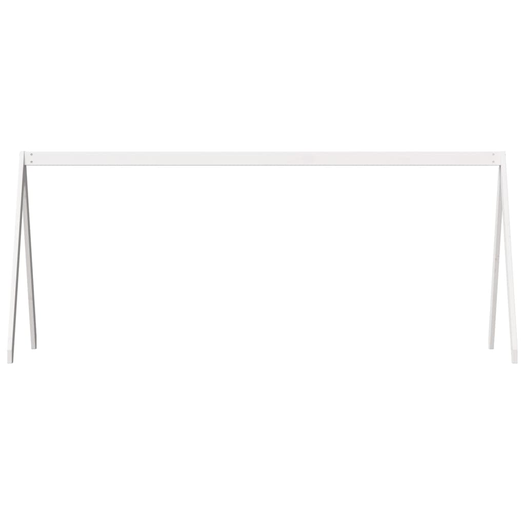 vidaXL Acoperiș Pat Copii, alb, 209x95,5x88 cm Lemn Mass Pin vidaXL Acoperiș Pat Copii, alb, 209x95,5x88 cm Lemn Mass Pin