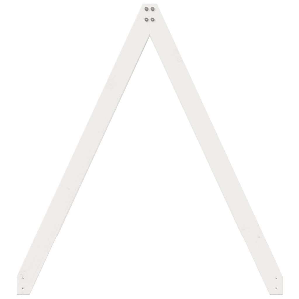 vidaXL Acoperiș Pat Copii, alb, 209x95,5x88 cm Lemn Mass Pin vidaXL Acoperiș Pat Copii, alb, 209x95,5x88 cm Lemn Mass Pin