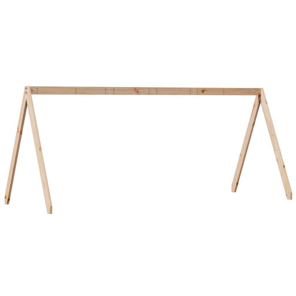 vidaXL Acoperiș pat de copii, 209x85,5x88 cm, lemn masiv de pin