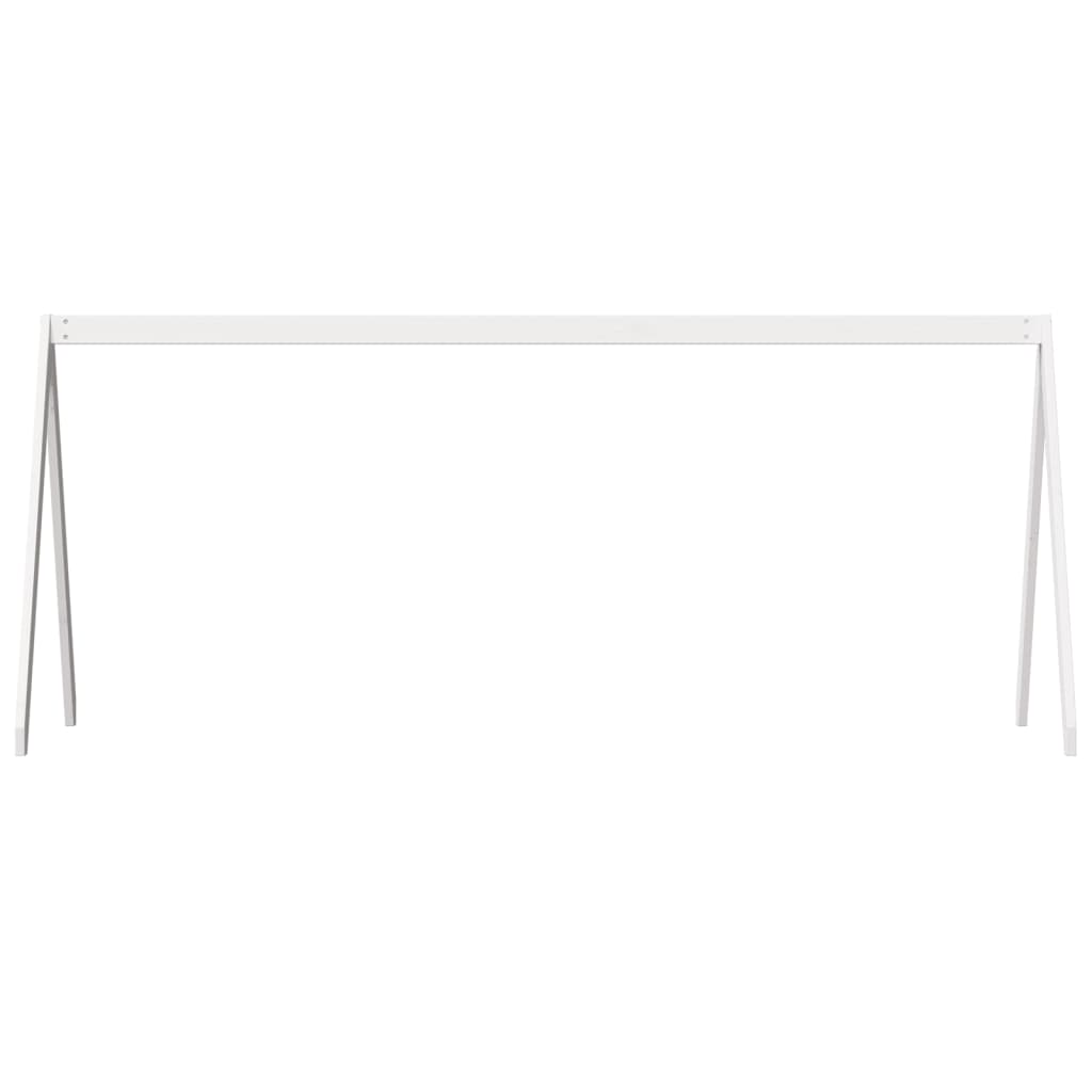vidaXL Acoperiș Pat Copii, alb, 209x85,5x88 cm Lemn Mass Pin vidaXL Acoperiș Pat Copii, alb, 209x85,5x88 cm Lemn Mass Pin