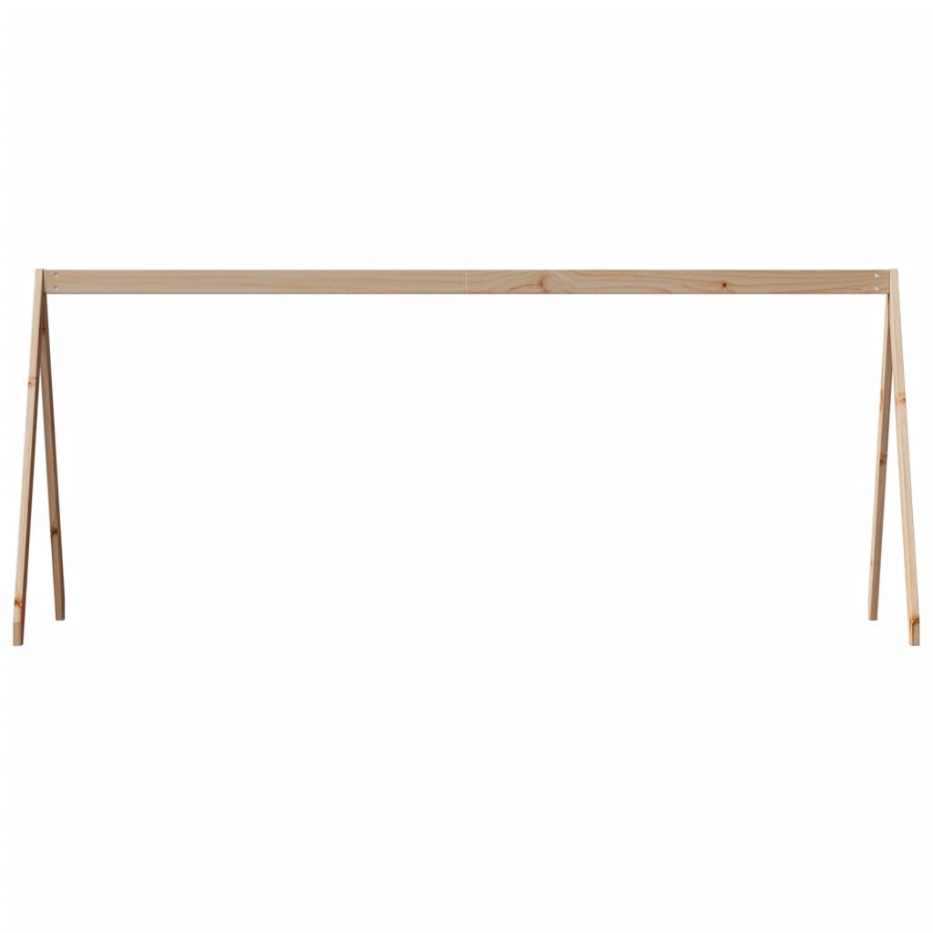 vidaXL Acoperiș pat de copii, 199x95,5x88 cm, lemn masiv de pin vidaXL Acoperiș pat de copii, 199x95,5x88 cm, lemn masiv de pin