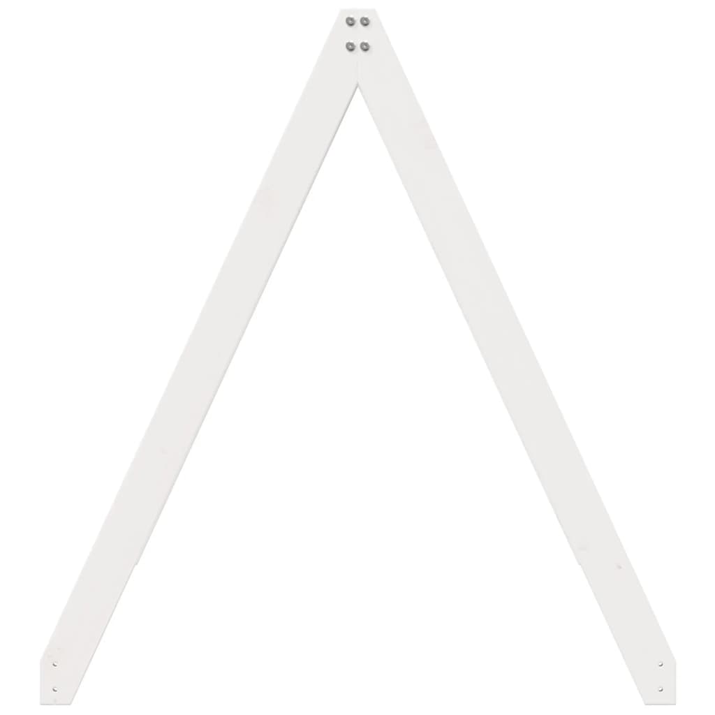 vidaXL Acoperiș Pat Copii, alb, 199x95,5x88 cm Lemn Mass Pin vidaXL Acoperiș Pat Copii, alb, 199x95,5x88 cm Lemn Mass Pin