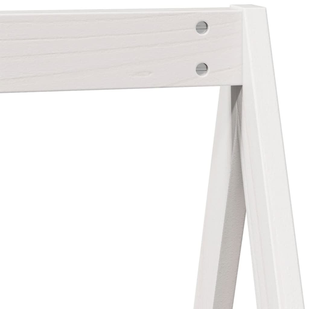 vidaXL Acoperiș Pat Copii, alb, 199x95,5x88 cm Lemn Mass Pin vidaXL Acoperiș Pat Copii, alb, 199x95,5x88 cm Lemn Mass Pin