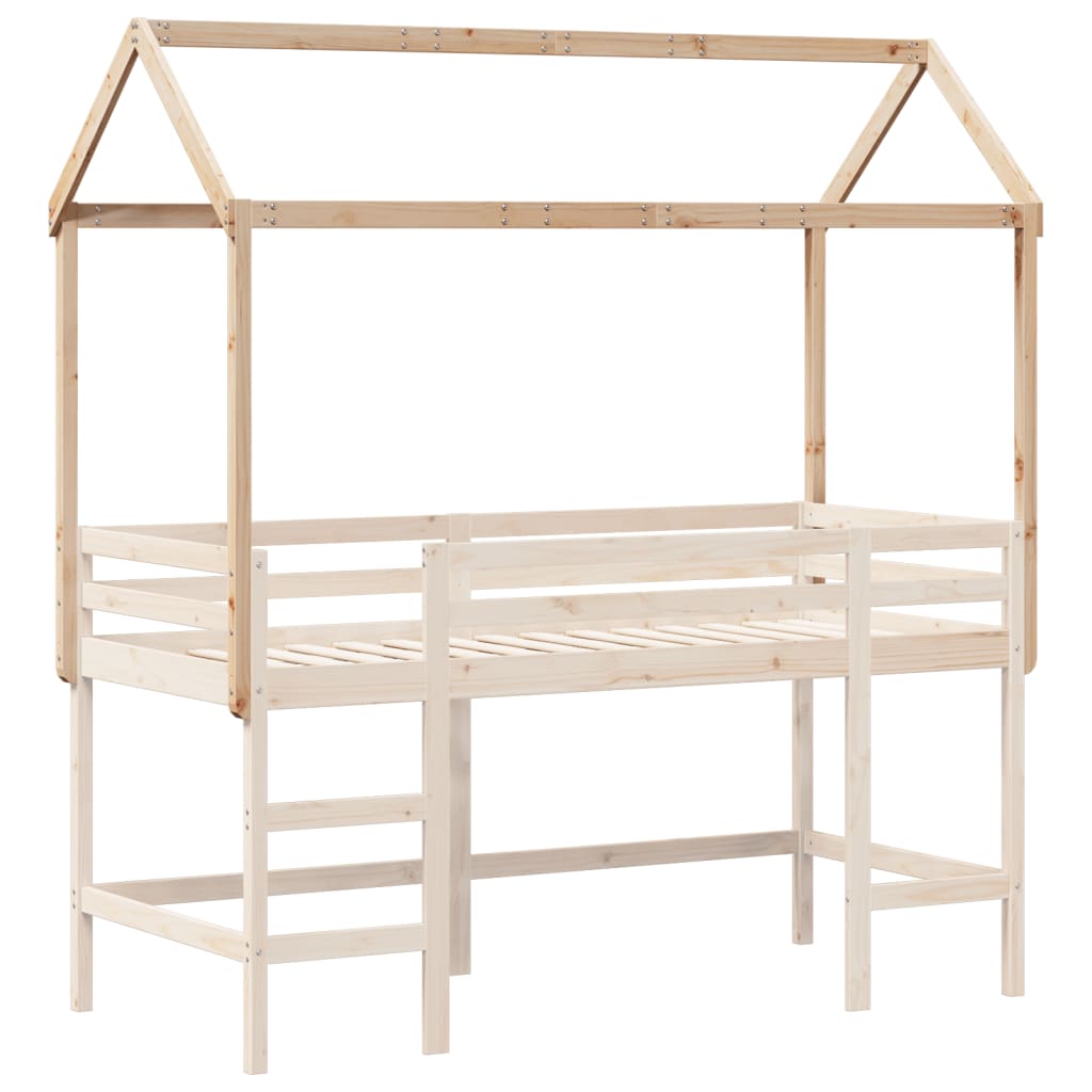 vidaXL Acoperiș Pat Copii 217x95,5x159 cm Lemn Mass Pin vidaXL Acoperiș Pat Copii 217x95,5x159 cm Lemn Mass Pin