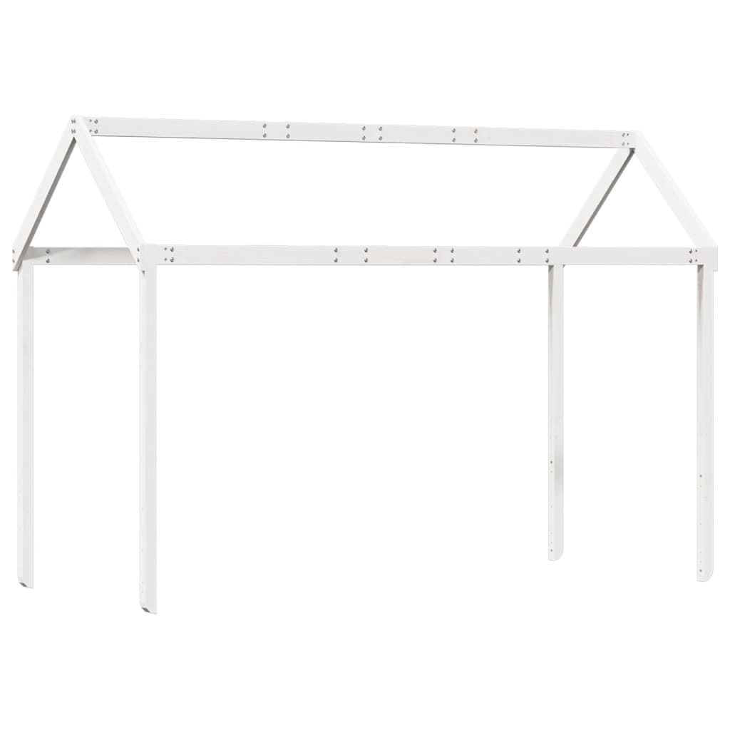 vidaXL Acoperiș Pat Copii, alb, 217x85,5x154 cm Lemn Mass Pin vidaXL Acoperiș Pat Copii, alb, 217x85,5x154 cm Lemn Mass Pin