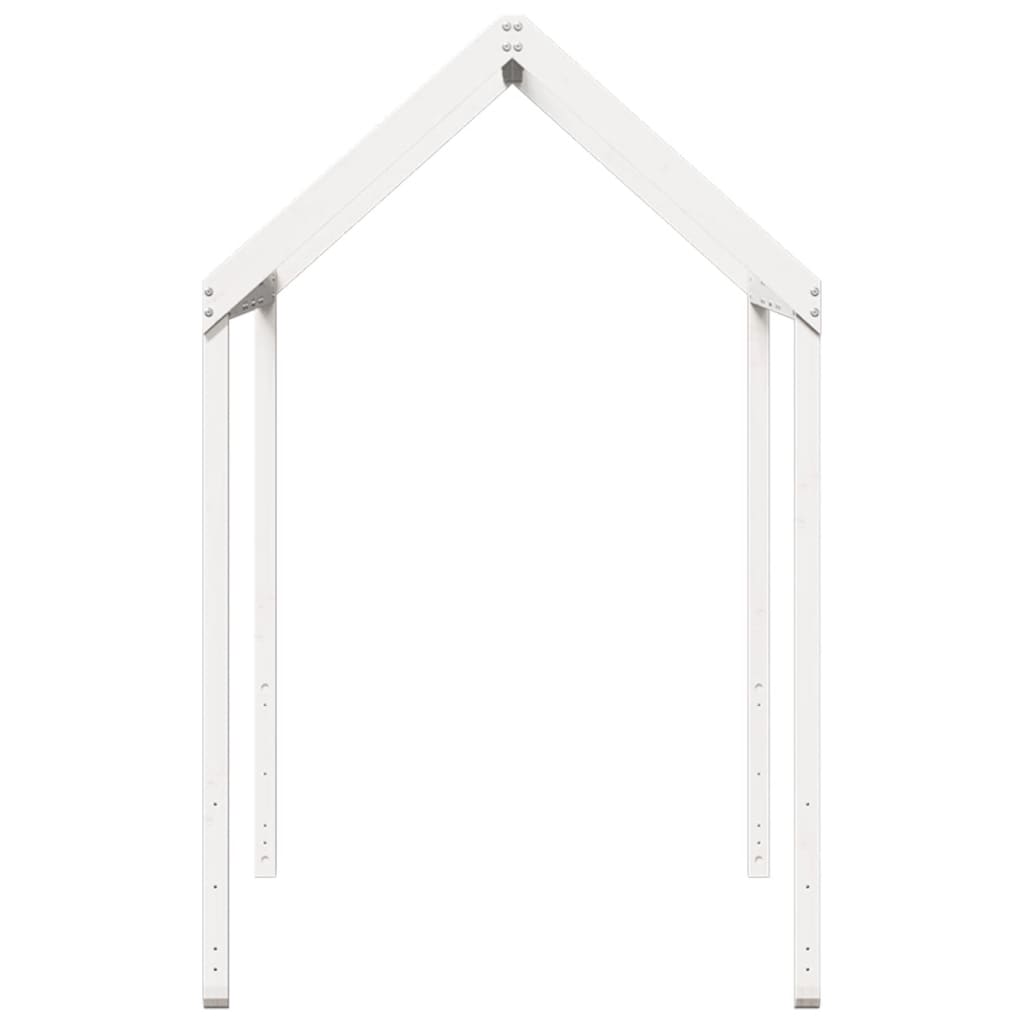 vidaXL Acoperiș Pat Copii, alb, 217x85,5x154 cm Lemn Mass Pin vidaXL Acoperiș Pat Copii, alb, 217x85,5x154 cm Lemn Mass Pin