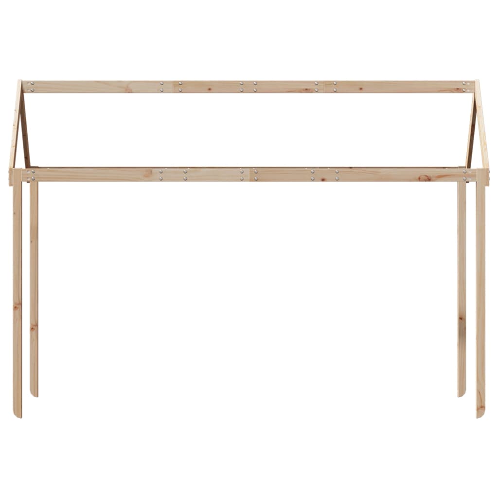 vidaXL Acoperiș pat de copii, 207x95,5x159 cm, lemn masiv de pin vidaXL Acoperiș pat de copii, 207x95,5x159 cm, lemn masiv de pin