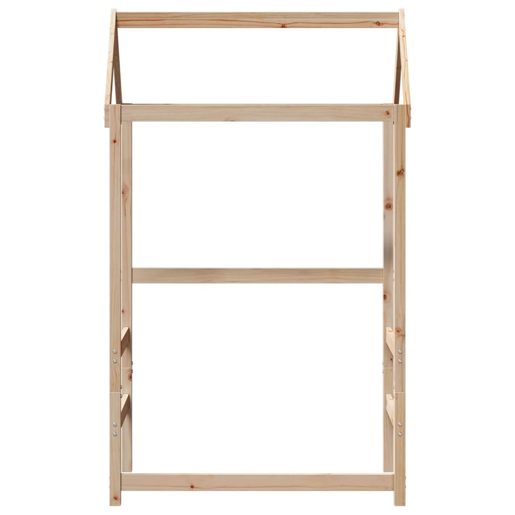 vidaXL Acoperiș Pat Copii 108x70x176,5 cm Lemn Mass Pin vidaXL Acoperiș Pat Copii 108x70x176,5 cm Lemn Mass Pin