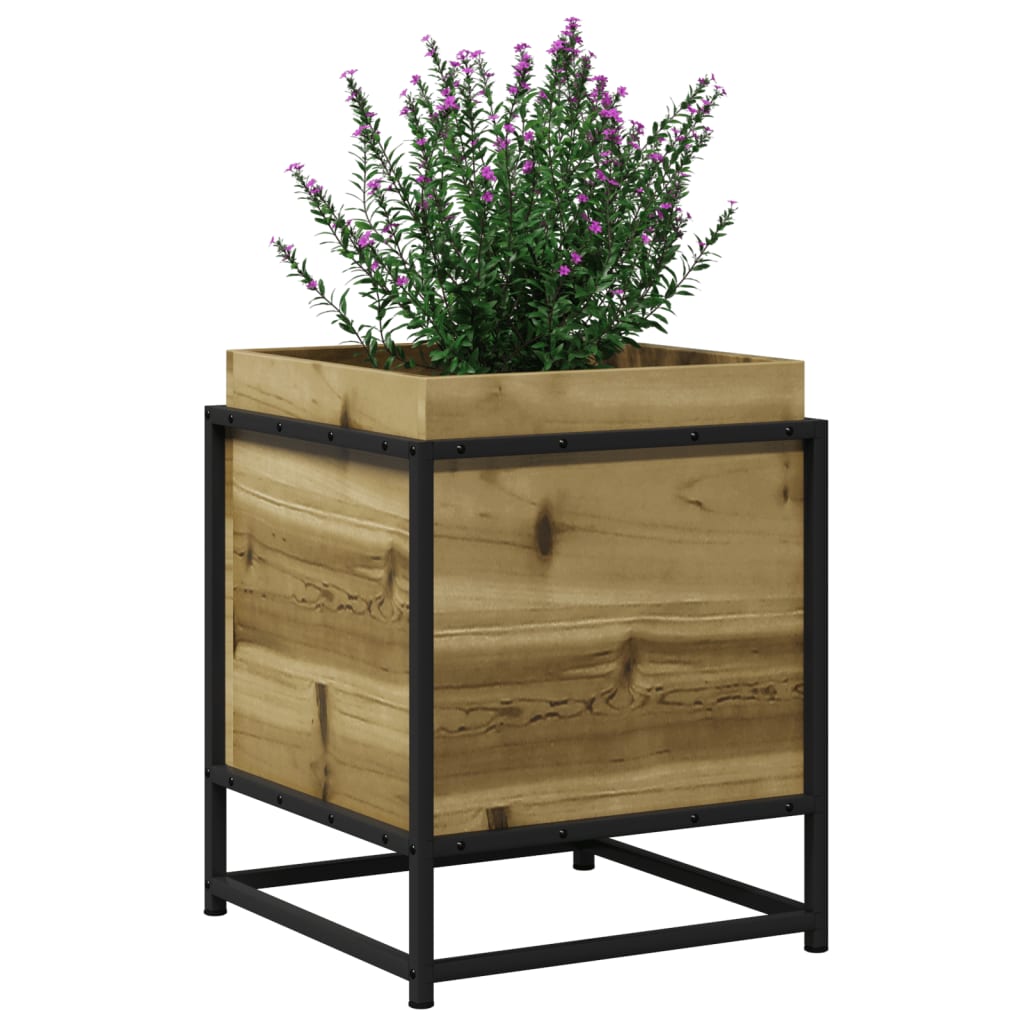 vidaXL Jardinieră de grădină, 40x40x50 cm, lemn de pin impregnat vidaXL Jardinieră de grădină, 40x40x50 cm, lemn de pin impregnat