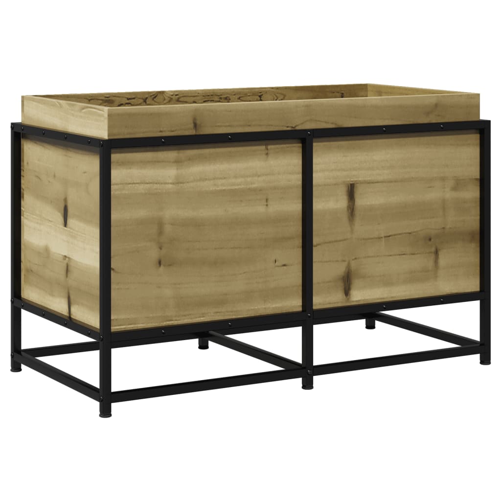 vidaXL Jardinieră de grădină, 80x40x50 cm, lemn de pin impregnat vidaXL Jardinieră de grădină, 80x40x50 cm, lemn de pin impregnat