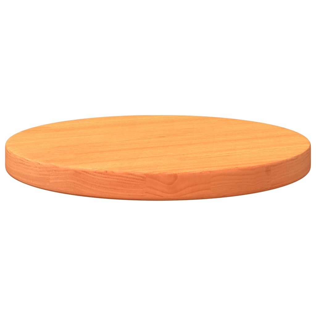 vidaXL Blat de masă rotund, maro ceruit, Ø30x2,5 cm, lemn masiv de pin vidaXL Blat de masă rotund, maro ceruit, Ø30x2,5 cm, lemn masiv de pin
