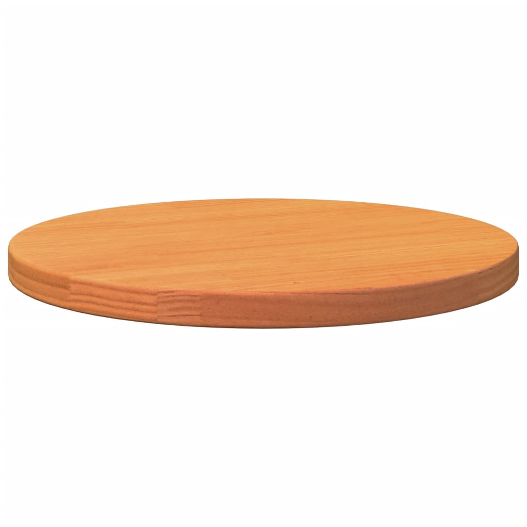 vidaXL Blat de masă rotund, maro ceruit, Ø40x2,5 cm, lemn masiv de pin vidaXL Blat de masă rotund, maro ceruit, Ø40x2,5 cm, lemn masiv de pin