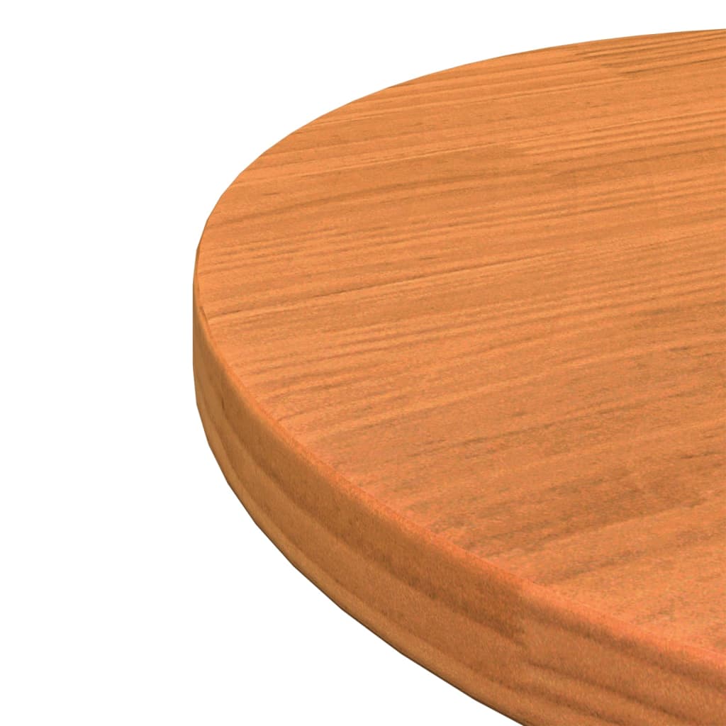 vidaXL Blat de masă rotund, maro ceruit, Ø40x2,5 cm, lemn masiv de pin vidaXL Blat de masă rotund, maro ceruit, Ø40x2,5 cm, lemn masiv de pin