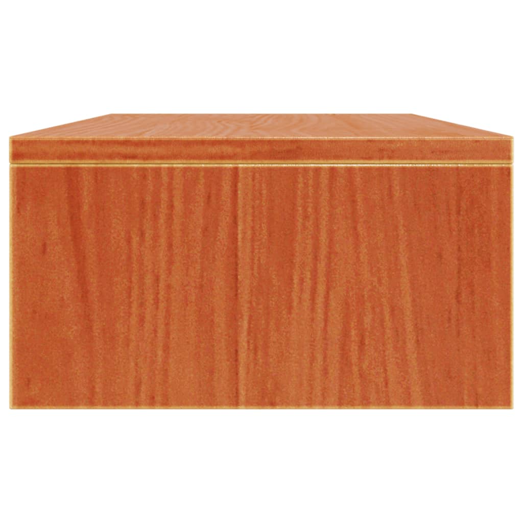 vidaXL Suport pentru monitor, maro miere, 50x24x13 cm, lemn masiv pin