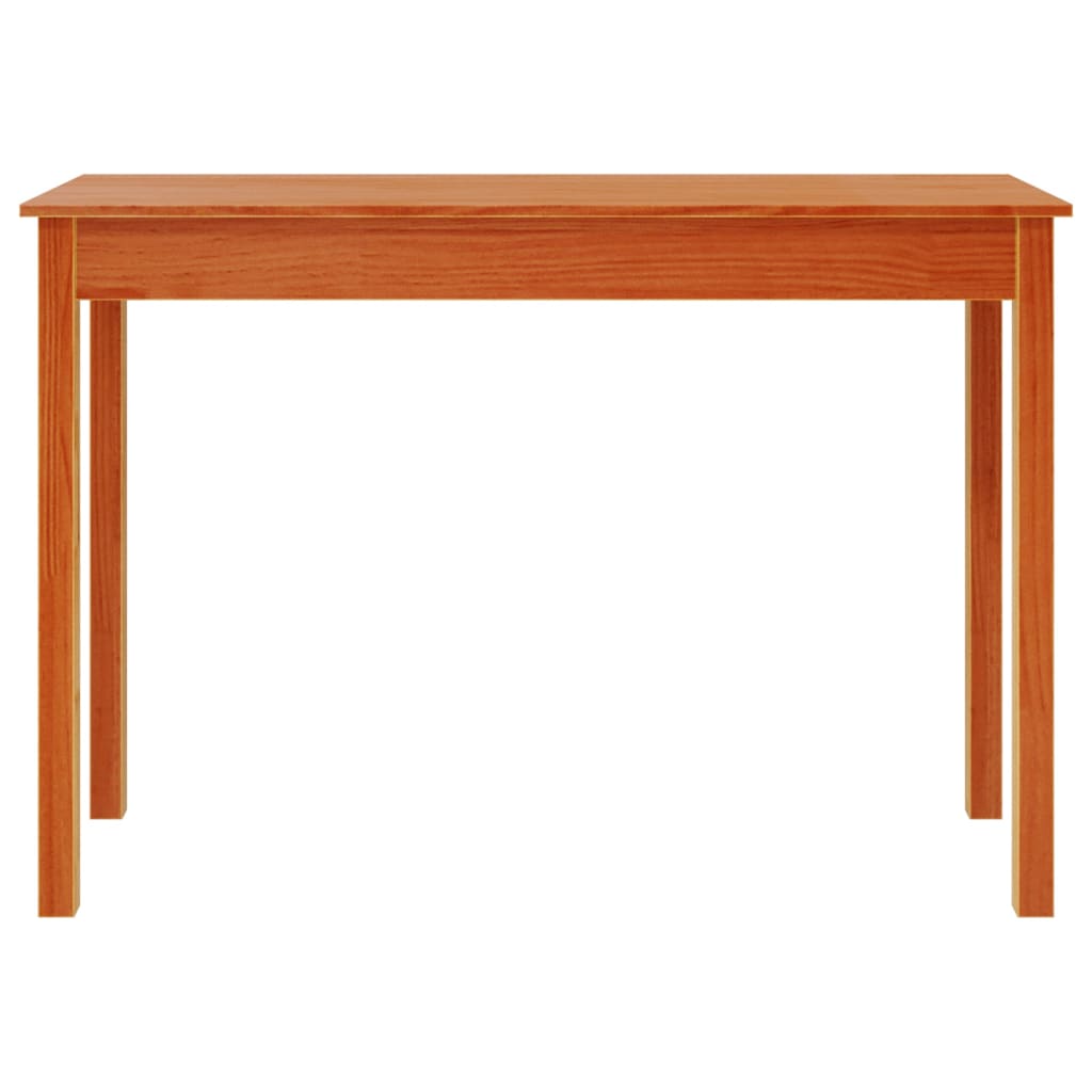 vidaXL Masă consolă, maro miere, 110x40x75 cm, lemn masiv de pin