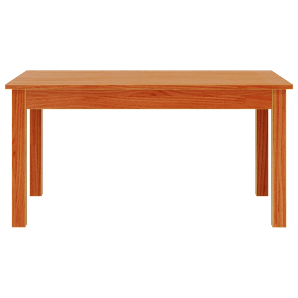 vidaXL Măsuță de cafea, maro ceruit, 80x50x40 cm, lemn masiv de pin vidaXL Măsuță de cafea, maro ceruit, 80x50x40 cm, lemn masiv de pin
