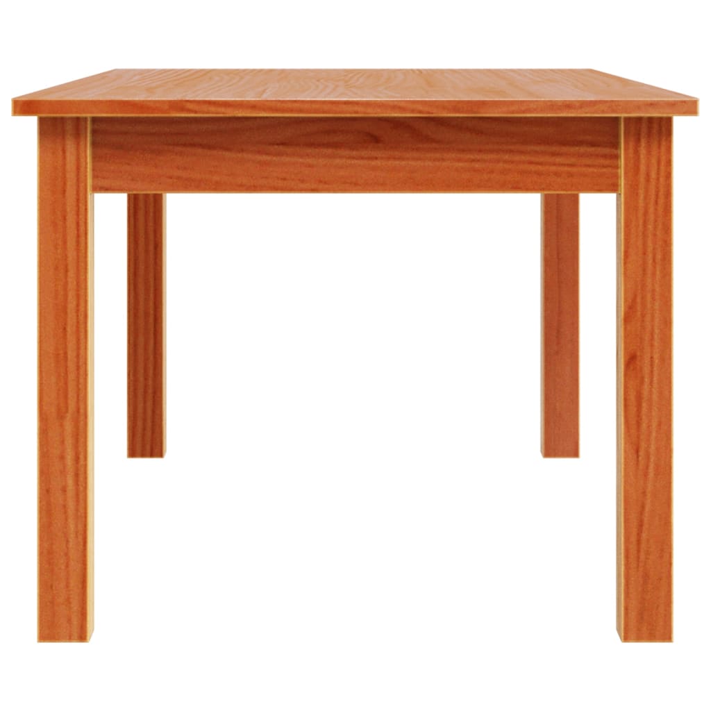 vidaXL Măsuță de cafea, maro ceruit, 80x50x40 cm, lemn masiv de pin vidaXL Măsuță de cafea, maro ceruit, 80x50x40 cm, lemn masiv de pin