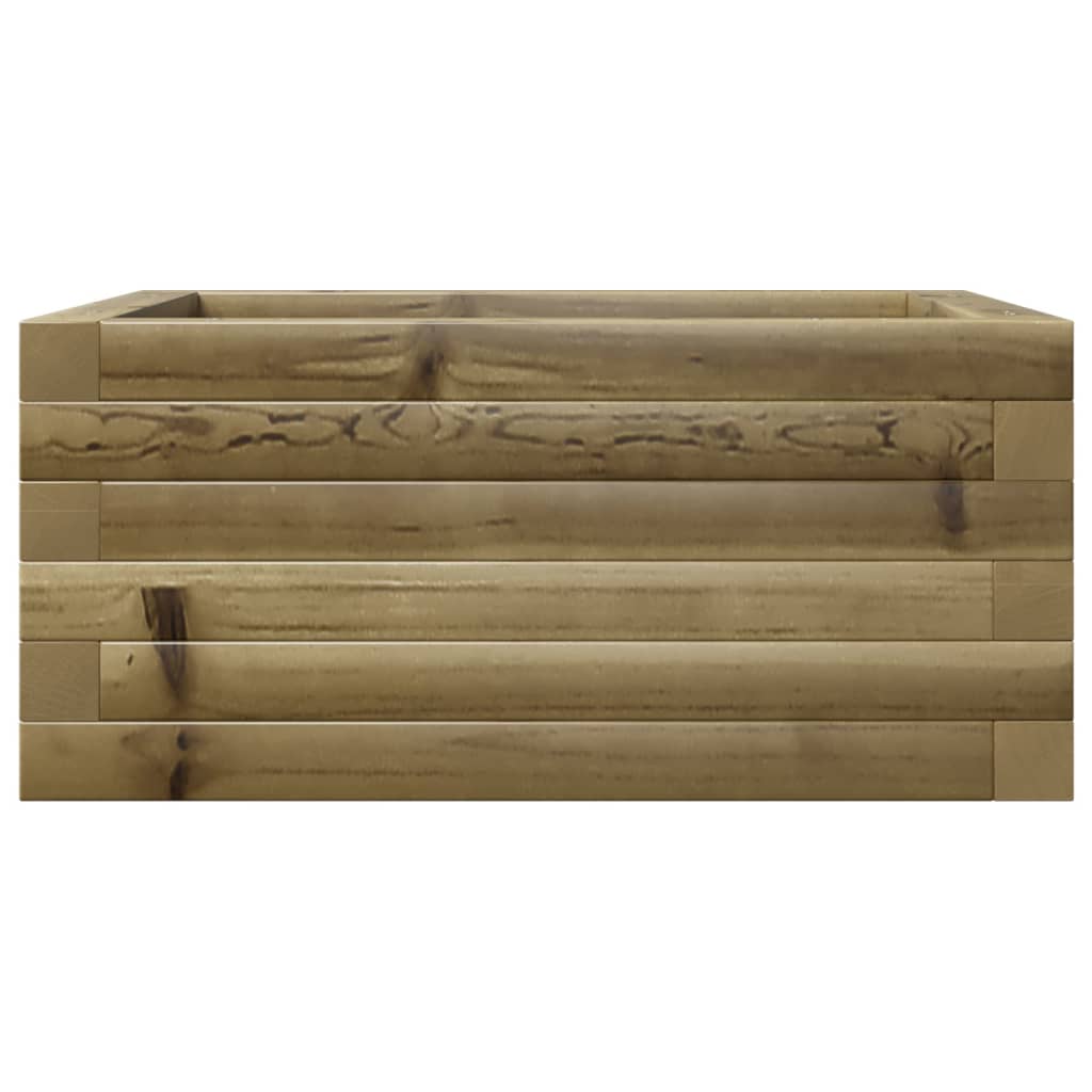 vidaXL Jardinieră de grădină, 50x50x23 cm, lemn de pin impregnat vidaXL Jardinieră de grădină, 50x50x23 cm, lemn de pin impregnat
