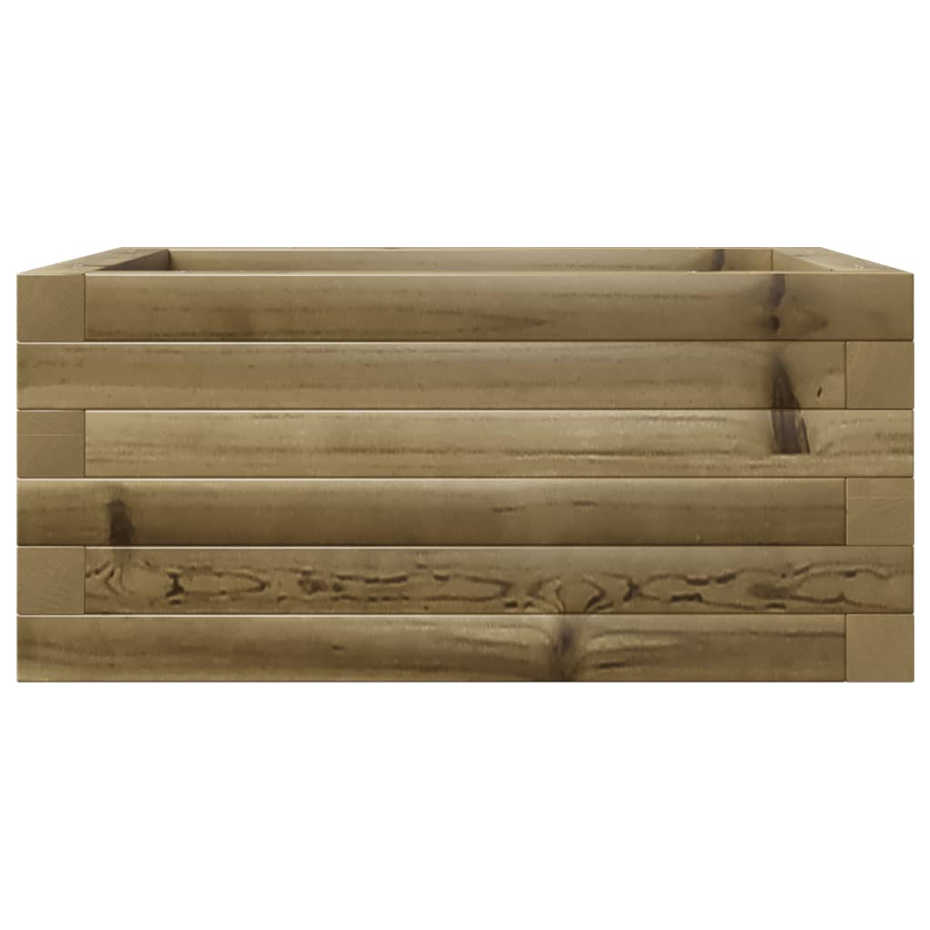 vidaXL Jardinieră de grădină, 50x50x23 cm, lemn de pin impregnat vidaXL Jardinieră de grădină, 50x50x23 cm, lemn de pin impregnat