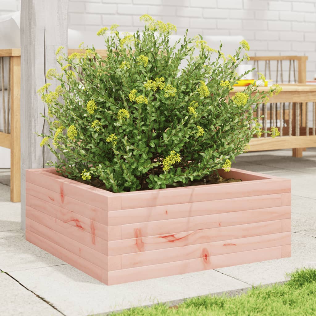 vidaXL Jardinieră de grădină, 60x60x23 cm, lemn masiv Douglas vidaXL Jardinieră de grădină, 60x60x23 cm, lemn masiv Douglas