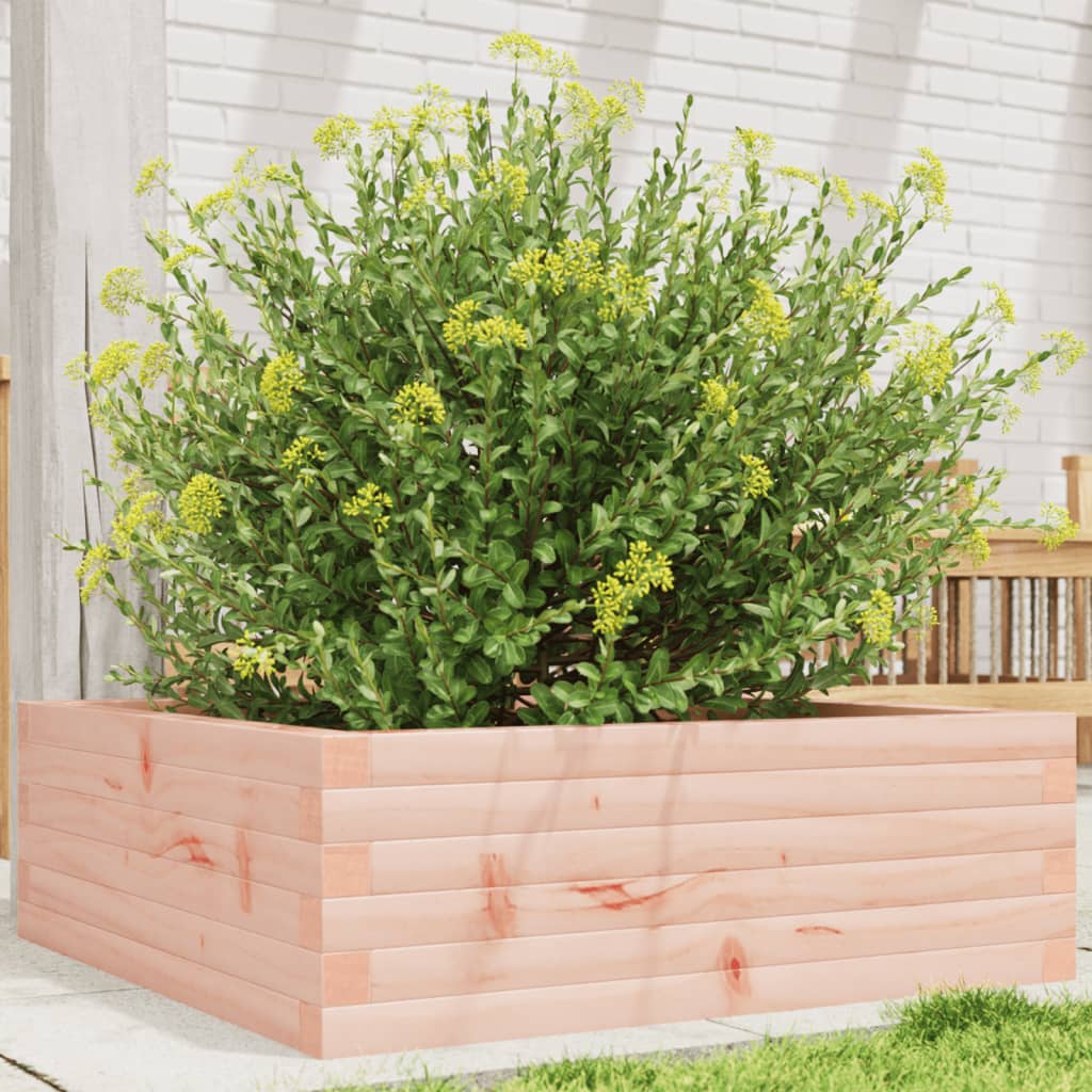 vidaXL Jardinieră de grădină, 70x70x23 cm, lemn masiv Douglas vidaXL Jardinieră de grădină, 70x70x23 cm, lemn masiv Douglas