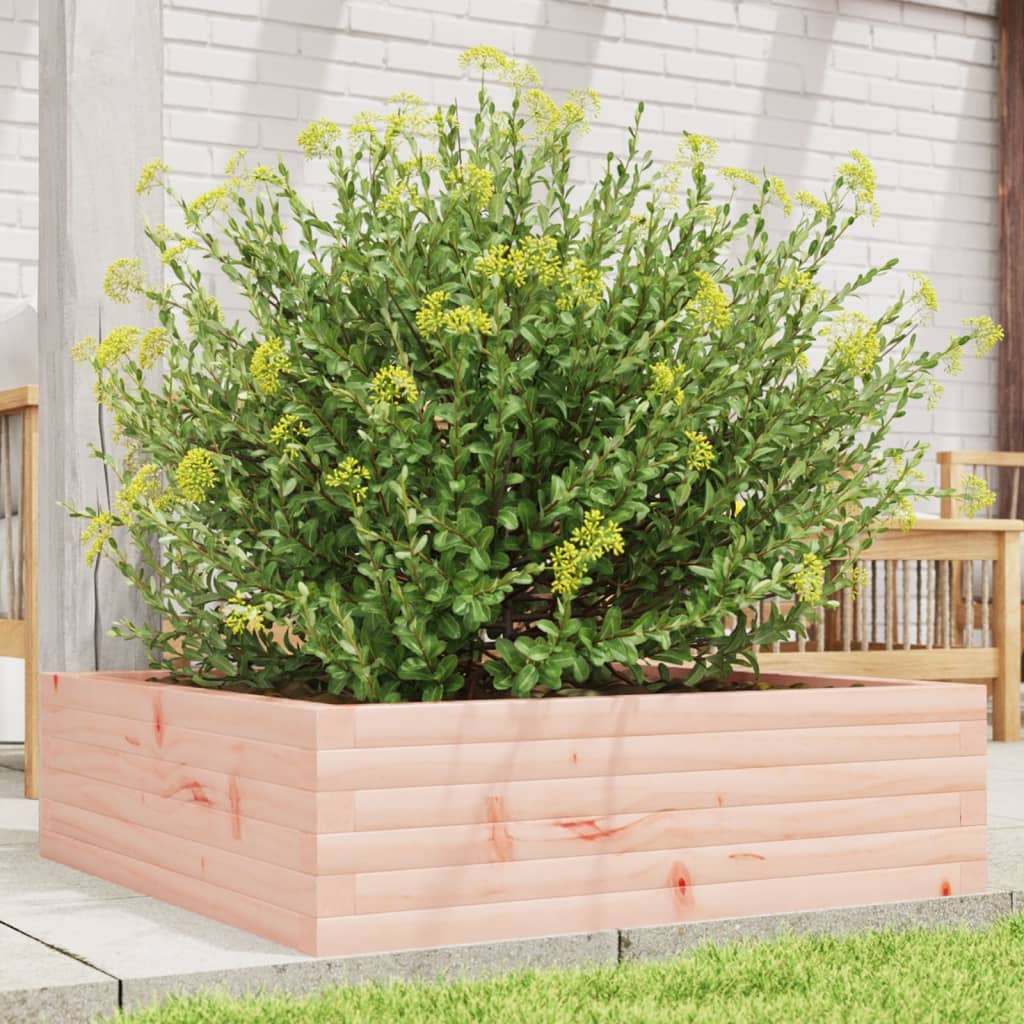 vidaXL Jardinieră de grădină, 80x80x23 cm, lemn masiv Douglas vidaXL Jardinieră de grădină, 80x80x23 cm, lemn masiv Douglas