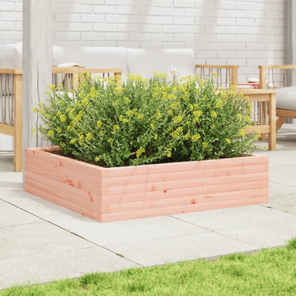 vidaXL Jardinieră de grădină, 90x90x23 cm, lemn masiv Douglas vidaXL Jardinieră de grădină, 90x90x23 cm, lemn masiv Douglas