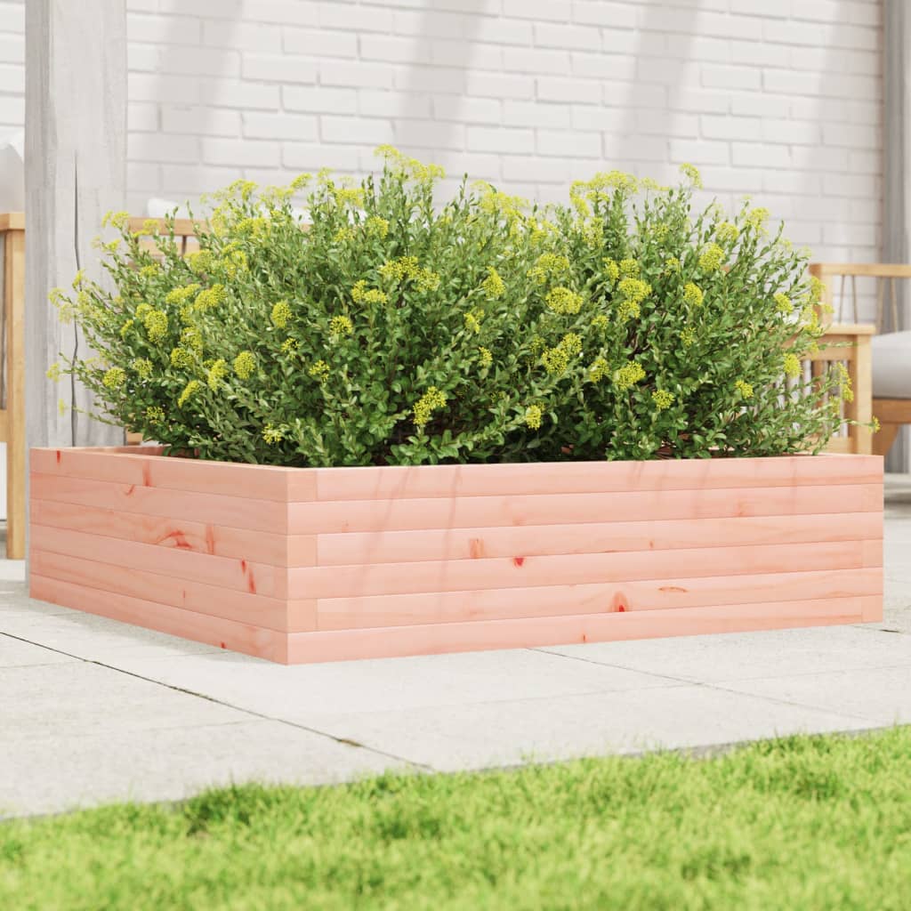 vidaXL Jardinieră de grădină, 90x90x23 cm, lemn masiv Douglas vidaXL Jardinieră de grădină, 90x90x23 cm, lemn masiv Douglas