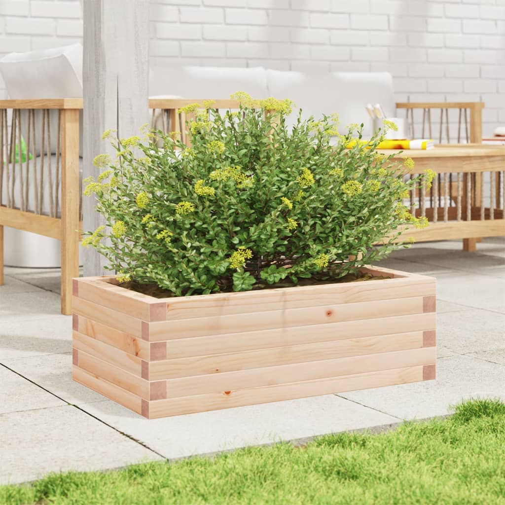 vidaXL Jardinieră de grădină, 70x40x23 cm, lemn masiv de pin vidaXL Jardinieră de grădină, 70x40x23 cm, lemn masiv de pin