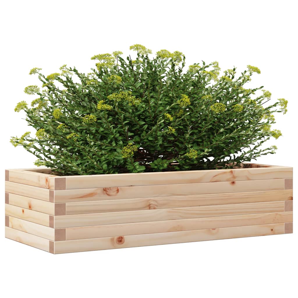 vidaXL Jardinieră de grădină, 90x40x23 cm, lemn masiv de pin vidaXL Jardinieră de grădină, 90x40x23 cm, lemn masiv de pin