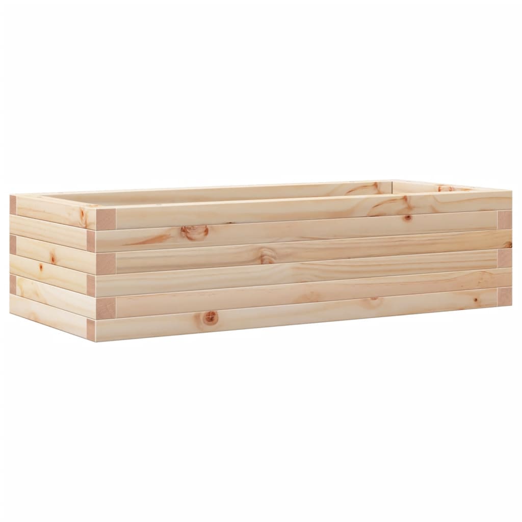 vidaXL Jardinieră de grădină, 90x40x23 cm, lemn masiv de pin vidaXL Jardinieră de grădină, 90x40x23 cm, lemn masiv de pin