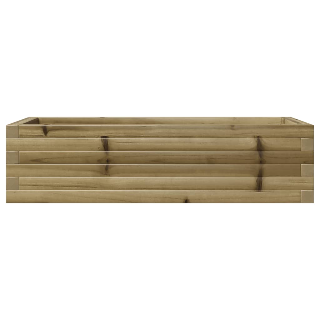 vidaXL Jardinieră de grădină, 90x40x23 cm, lemn de pin impregnat