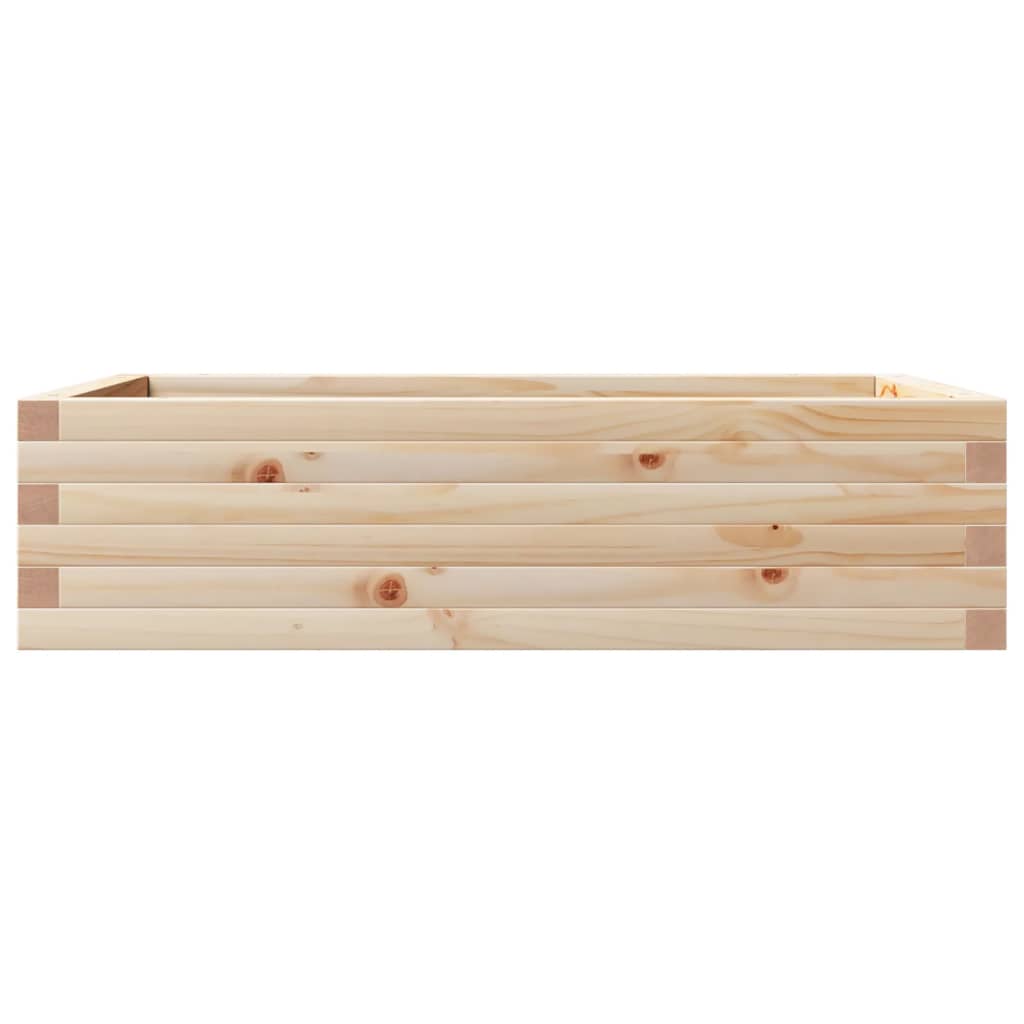vidaXL Jardinieră de grădină, 90x60x23 cm, lemn masiv de pin vidaXL Jardinieră de grădină, 90x60x23 cm, lemn masiv de pin