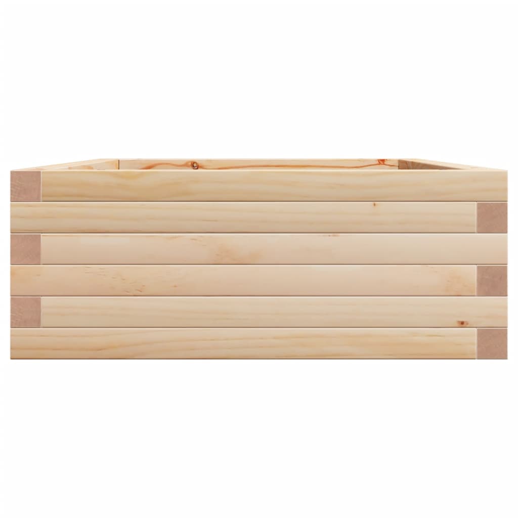 vidaXL Jardinieră de grădină, 90x60x23 cm, lemn masiv de pin vidaXL Jardinieră de grădină, 90x60x23 cm, lemn masiv de pin