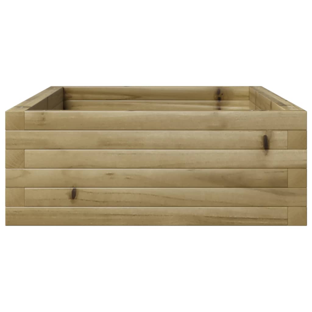 vidaXL Jardinieră de grădină, 110x60x23 cm, lemn de pin impregnat