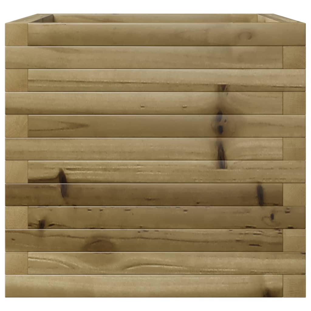 vidaXL Jardinieră de grădină, 50x50x45,5 cm, lemn de pin impregnat vidaXL Jardinieră de grădină, 50x50x45,5 cm, lemn de pin impregnat