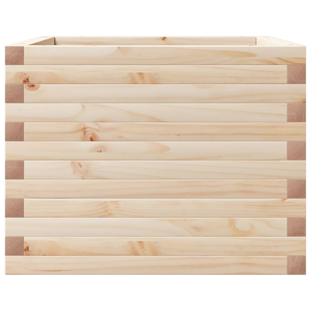 vidaXL Jardinieră de grădină, 60x60x45,5 cm, lemn masiv de pin vidaXL Jardinieră de grădină, 60x60x45,5 cm, lemn masiv de pin