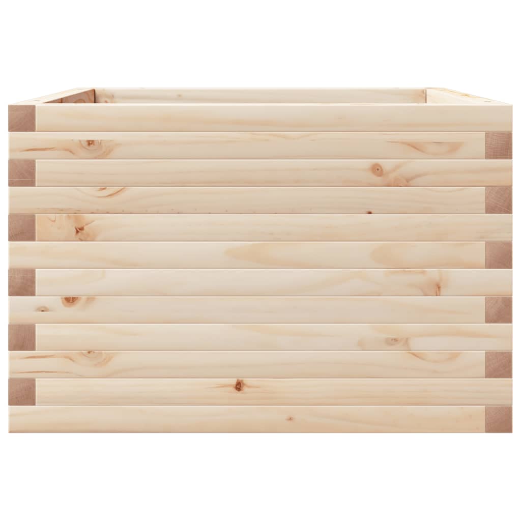 vidaXL Jardinieră de grădină, 70x70x45,5 cm, lemn masiv de pin vidaXL Jardinieră de grădină, 70x70x45,5 cm, lemn masiv de pin