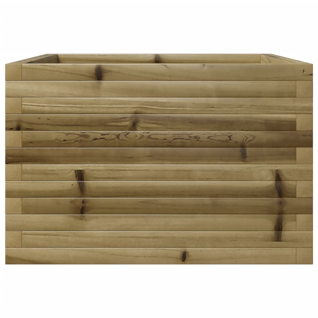 vidaXL Jardinieră de grădină, 70x70x45,5 cm, lemn de pin impregnat vidaXL Jardinieră de grădină, 70x70x45,5 cm, lemn de pin impregnat