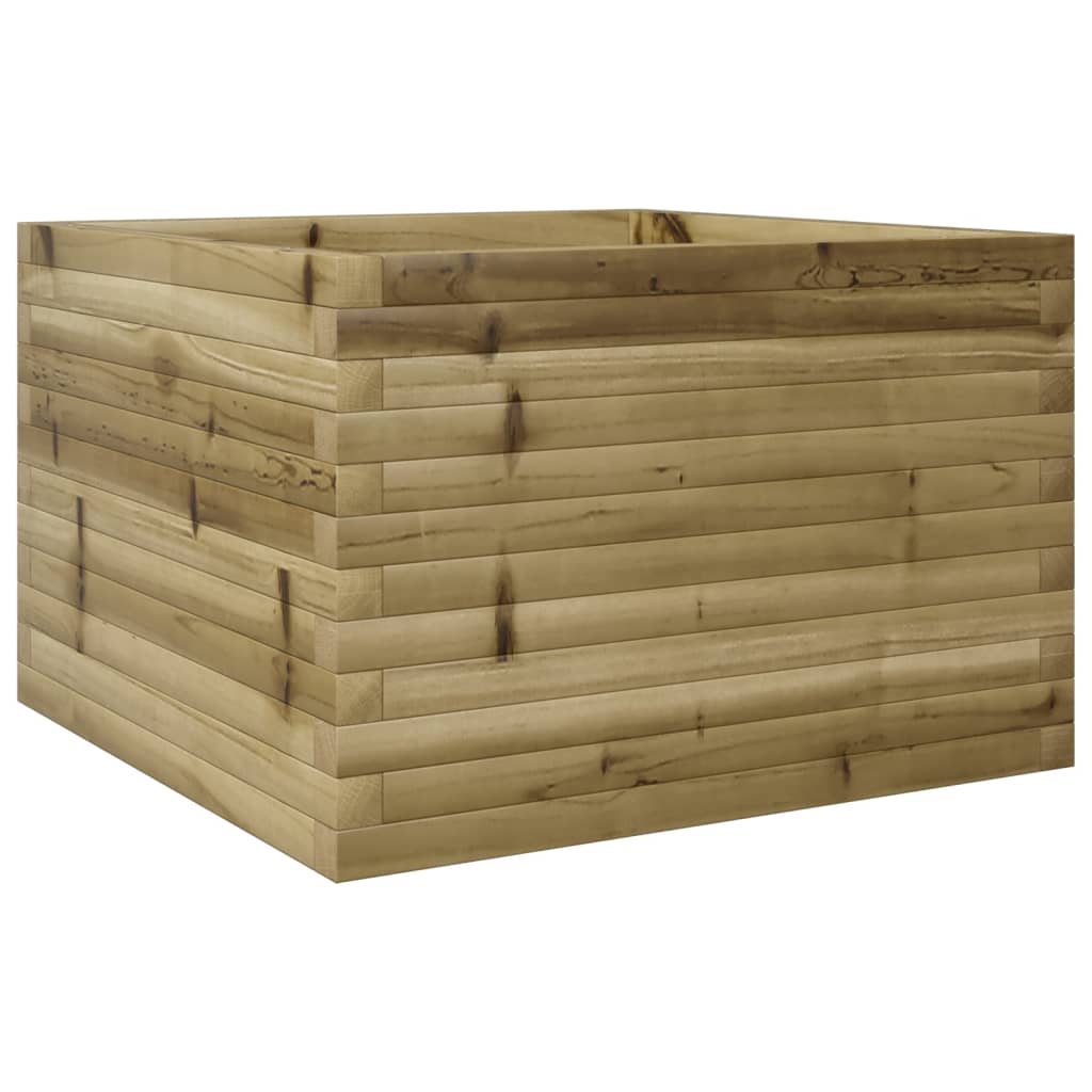 vidaXL Jardinieră de grădină, 70x70x45,5 cm, lemn de pin impregnat vidaXL Jardinieră de grădină, 70x70x45,5 cm, lemn de pin impregnat