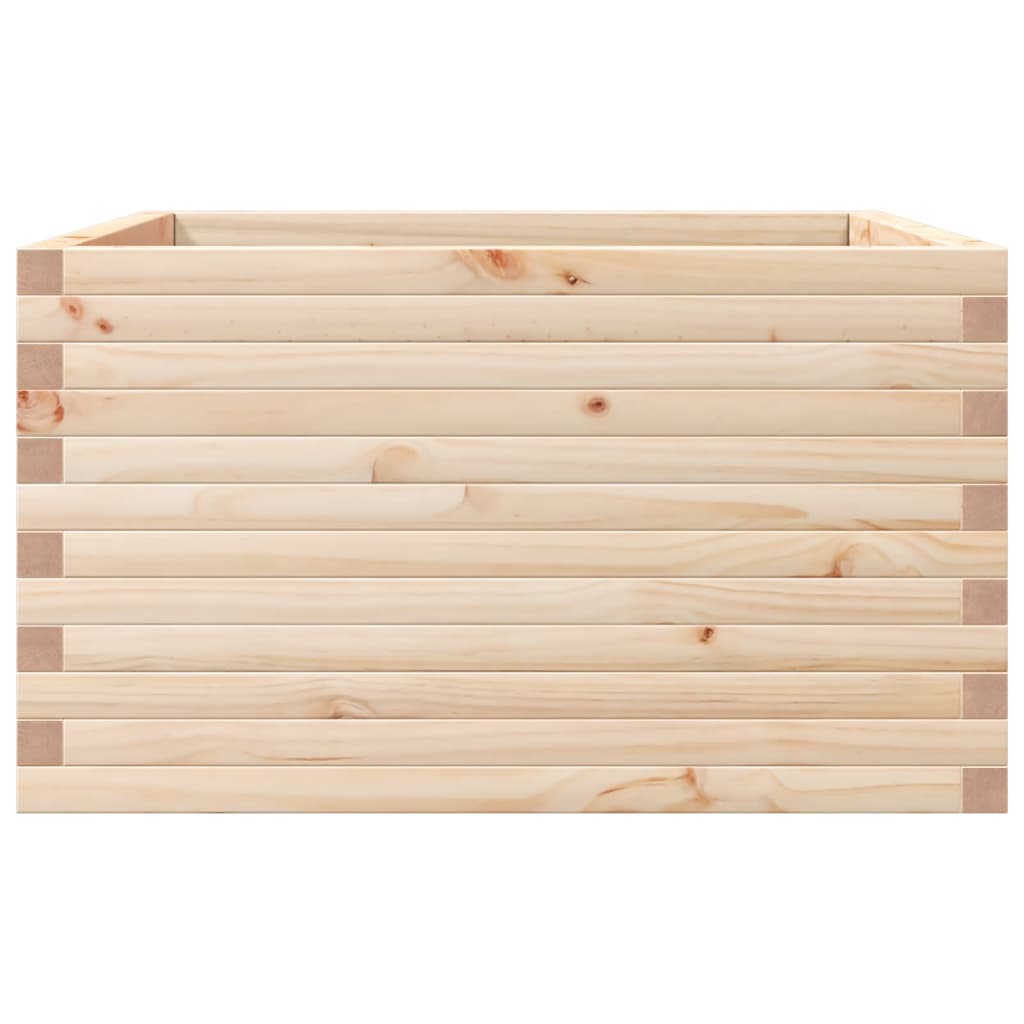 vidaXL Jardinieră de grădină, 80x80x45,5 cm, lemn masiv de pin vidaXL Jardinieră de grădină, 80x80x45,5 cm, lemn masiv de pin