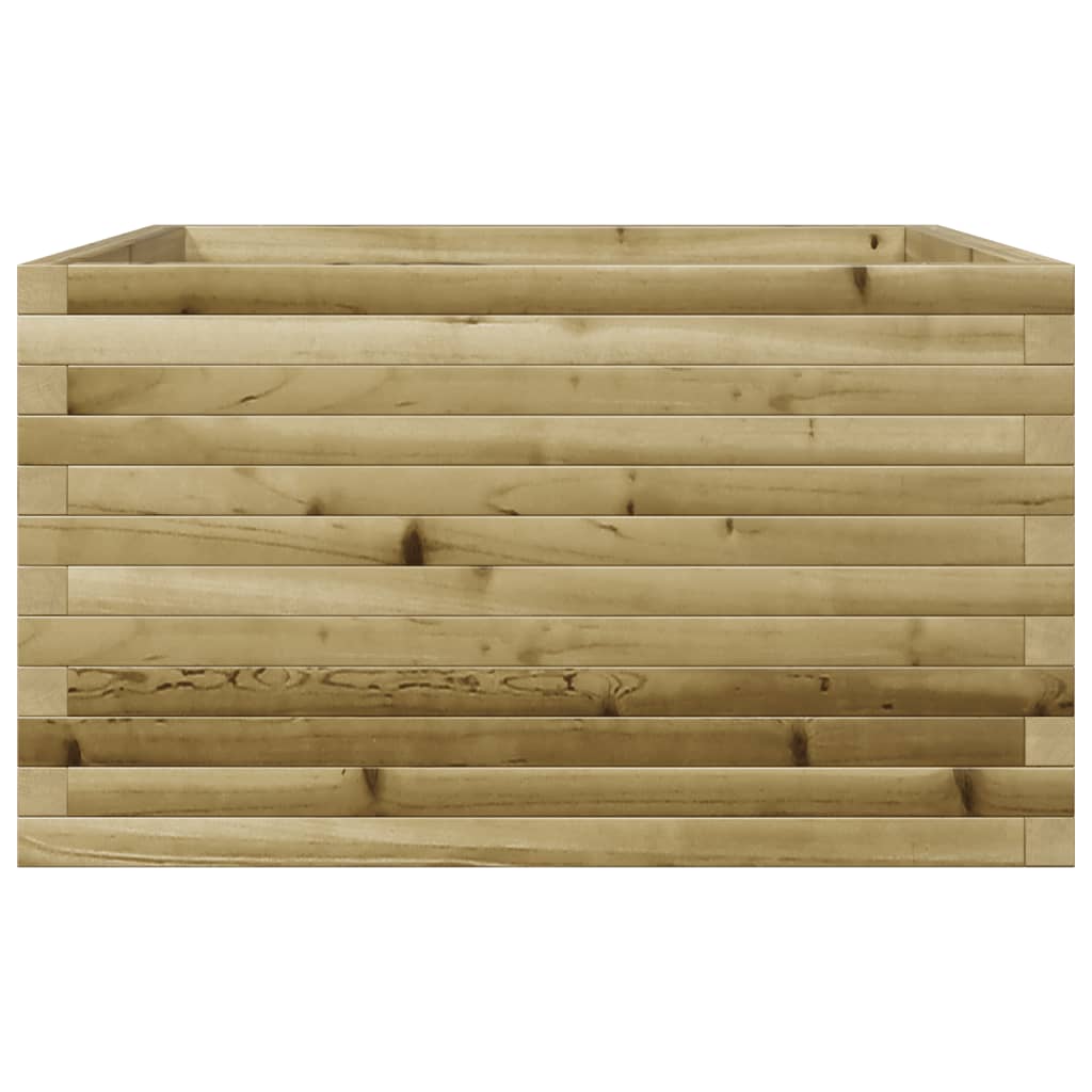 vidaXL Jardinieră de grădină, 80x80x45,5 cm, lemn de pin impregnat vidaXL Jardinieră de grădină, 80x80x45,5 cm, lemn de pin impregnat