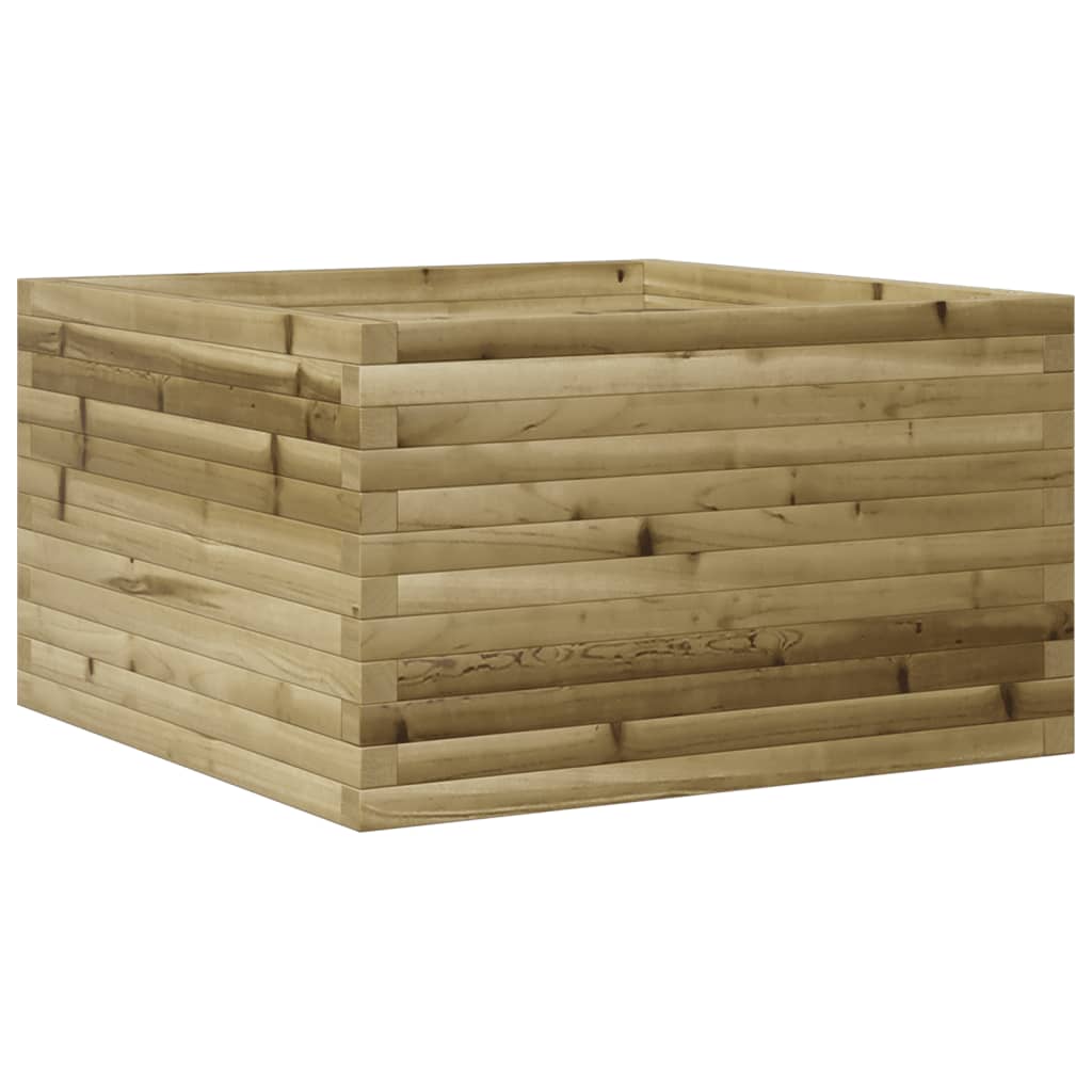 vidaXL Jardinieră de grădină, 80x80x45,5 cm, lemn de pin impregnat vidaXL Jardinieră de grădină, 80x80x45,5 cm, lemn de pin impregnat