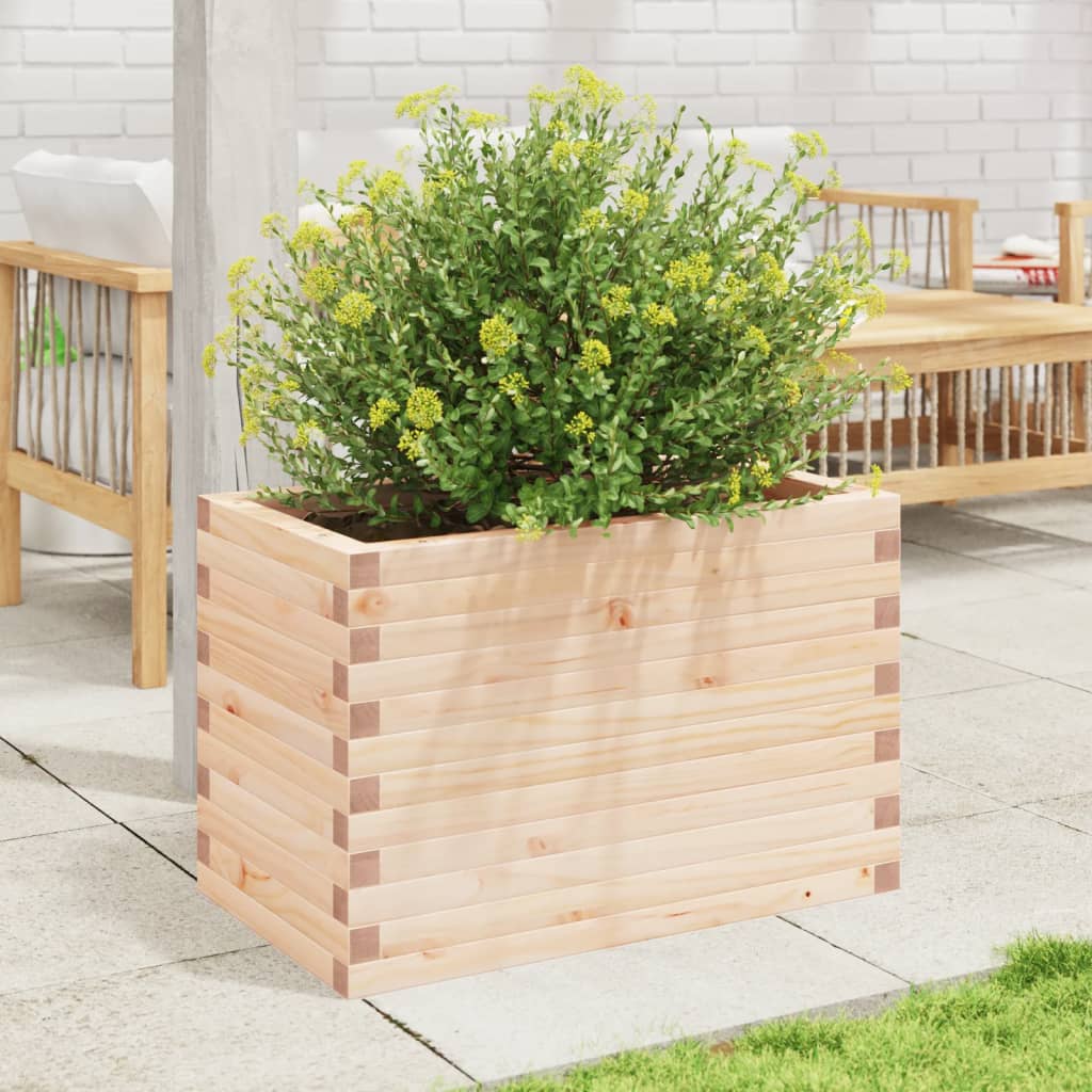 vidaXL Jardinieră de grădină, 70x40x45,5 cm, lemn masiv de pin vidaXL Jardinieră de grădină, 70x40x45,5 cm, lemn masiv de pin