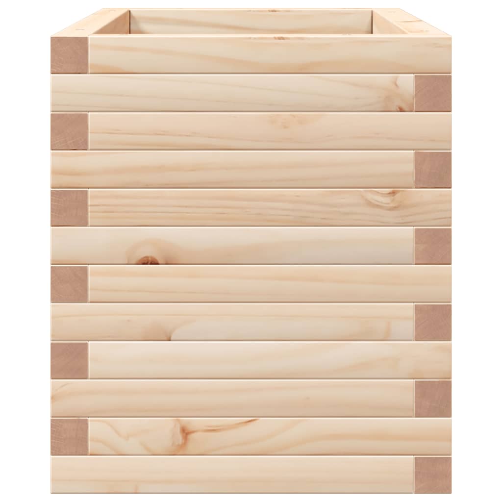 vidaXL Jardinieră de grădină, 70x40x45,5 cm, lemn masiv de pin vidaXL Jardinieră de grădină, 70x40x45,5 cm, lemn masiv de pin