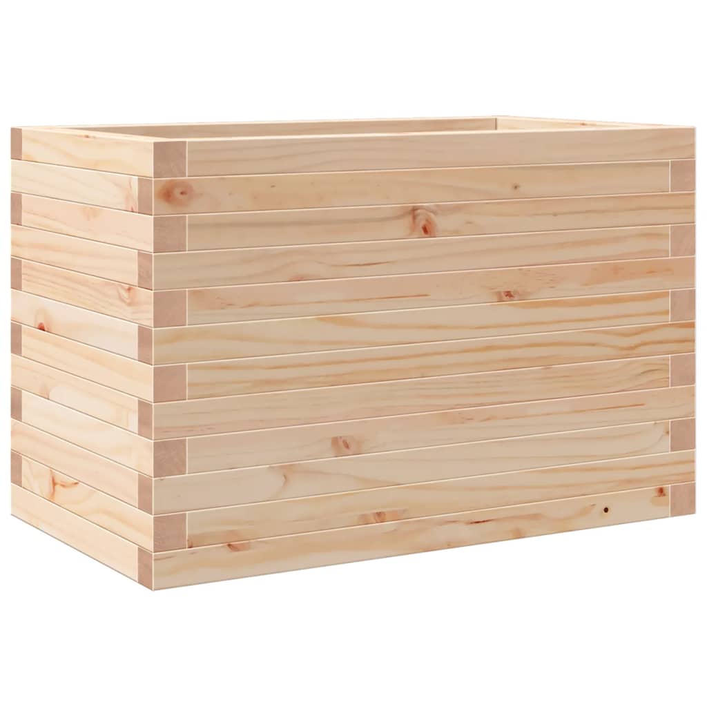 vidaXL Jardinieră de grădină, 70x40x45,5 cm, lemn masiv de pin vidaXL Jardinieră de grădină, 70x40x45,5 cm, lemn masiv de pin
